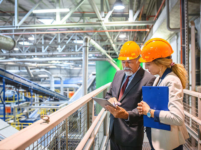 Workers doing an inspection